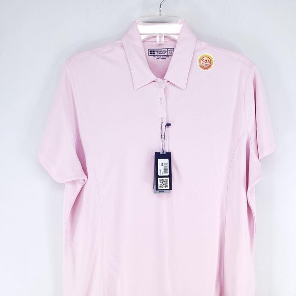 Bermuda Sands Golf Polo Women's Size XL Pink - Picture 3 of 7